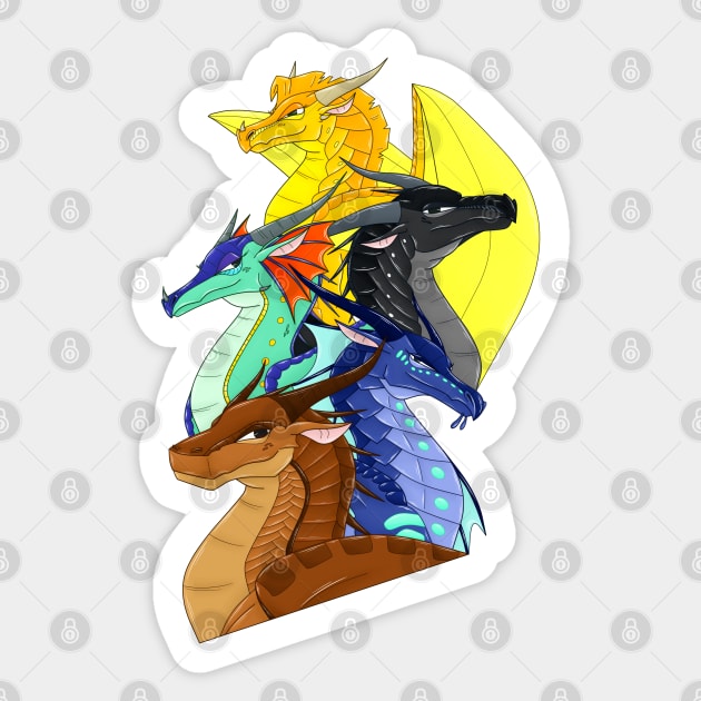 Dragonets of Destiny Sticker by giratina13